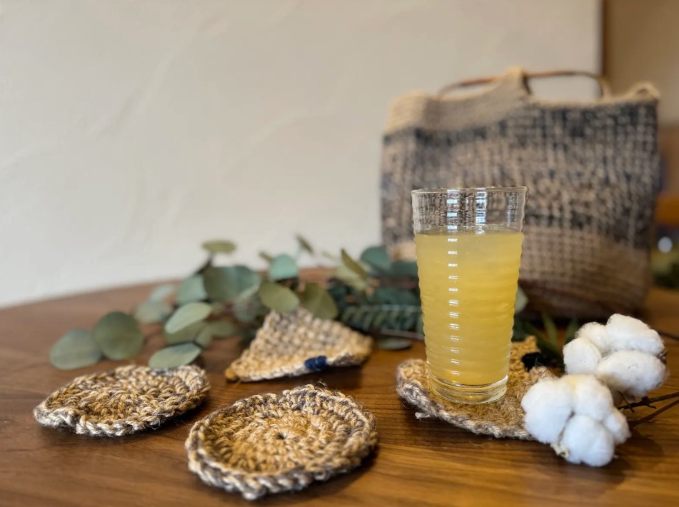 オーナー様限定｜かぎ針で編むアサヒモコースター